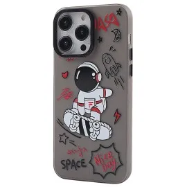 Newface Iphone 14 Pro Max Kılıf Prada Desenli Kapak - Prada Siyah - 1
