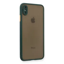 Newface Iphone Xs Max Kılıf Montreal Silikon Kapak - Yeşil