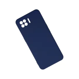 Newface Oppo A73 Kılıf Nano Içi Kadife Silikon - Lacivert