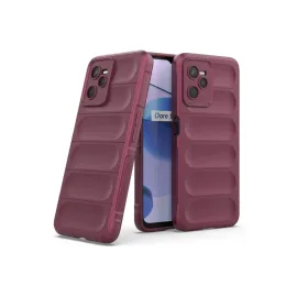 Newface Realme C35 Kılıf Optimum Silikon - Bordo