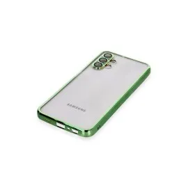 Newface Samsung Galaxy A04S Kılıf Razer Lensli Silikon - Yeşil