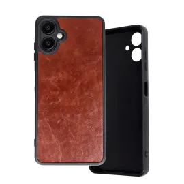 Newface Samsung Galaxy A06 Kılıf Aras Deri Kapak - Bordo