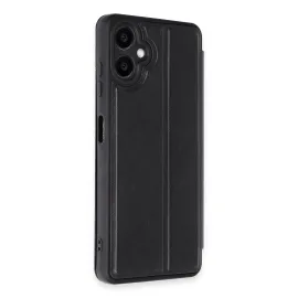 Newface Samsung Galaxy A07 Flip Cover - Siyah