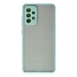 Newface Samsung Galaxy A52 Kılıf Montreal Silikon Kapak - Turkuaz