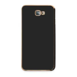 Newface Samsung Galaxy J7 Prime Kılıf Volet Silikon - Siyah