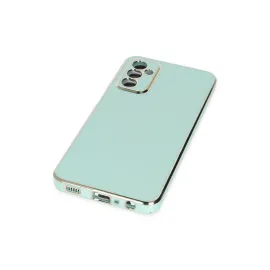 Newface Samsung Galaxy M23 Kılıf Volet Silikon - Açık Yeşil