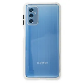 Newface Samsung Galaxy M52 5G Kılıf Miami Şeffaf Silikon - Şeffaf