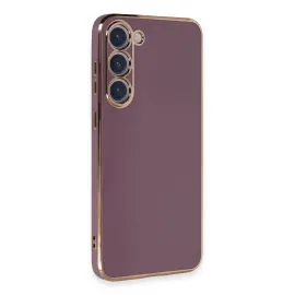 Newface Samsung Galaxy S23 Kılıf Volet Silikon - Mor