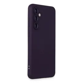 Newface Samsung Galaxy S24 Plus Kılıf Nano Içi Kadife Silikon - Mor