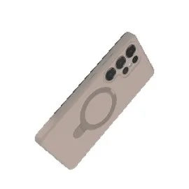 Newface Samsung Galaxy S24 Ultra Regal Magsafe Standlı Kapak - Çöl Titanyum
