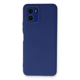 Newface Vivo Y15S Kılıf Lansman Glass Kapak - Sky Blue