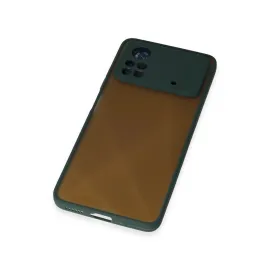 Newface Xiaomi Poco X4 Pro 5G Kılıf Montreal Silikon Kapak - Yeşil