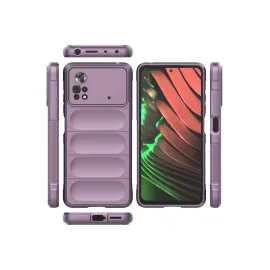 Newface Xiaomi Poco X4 Pro 5G Kılıf Optimum Silikon - Mor