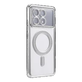 Newface Xiaomi Poco X6 Pro Joke Simli Magneticsafe Kılıf - Gümüş