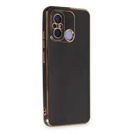 Newface Xiaomi Redmi 12C Kılıf Volet Silikon - Siyah