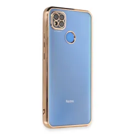 Newface Xiaomi Redmi 9C Kılıf Razer Lensli Silikon - Gold