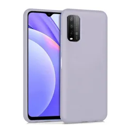 Newface Xiaomi Redmi 9T Kılıf Nano Içi Kadife Silikon - Lila
