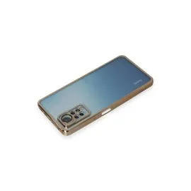Newface Xiaomi Redmi Note 11 Pro Kılıf Razer Lensli Silikon - Gold