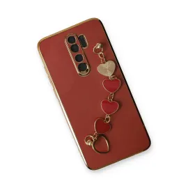 Newface Xiaomi Redmi Note 8 Pro Kılıf Esila Silikon - Kırmızı