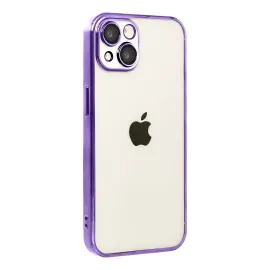 Newface Apple Iphone 15 Razer Lensli Silikon - Mor