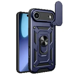 Newface Apple Iphone 17 Air Pars Lens Yüzüklü Silikon - Lacivert