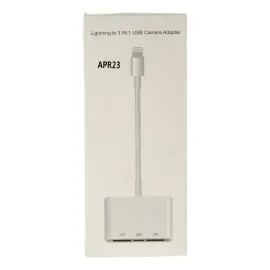 Newface Apr23 Iphone Otg 3In1 - Beyaz