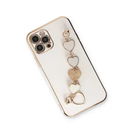 Newface Iphone 12 Pro Kılıf Esila Silikon - Beyaz