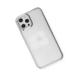 Newface Iphone 12 Pro Max Kılıf Element Silikon - Gümüş