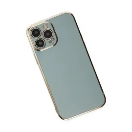 Newface Iphone 13 Pro Max Kılıf Volet Silikon - Açık Yeşil