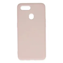 Newface Oppo A12 Kılıf Nano Içi Kadife Silikon - Pudra