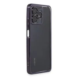 Newface Realme C53 Kılıf Razer Lensli Silikon - Mor
