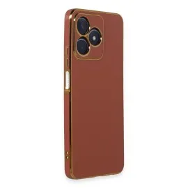 Newface Realme C53 Kılıf Volet Silikon - Kırmızı