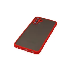 Newface Samsung Galaxy A04S Kılıf Montreal Silikon Kapak - Kırmızı