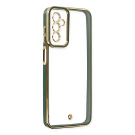 Newface Samsung Galaxy M23 Kılıf Liva Lens Silikon - Yeşil