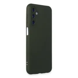 Newface Samsung Galaxy M34 5G Kılıf Nano Içi Kadife  Silikon - Koyu Yeşil
