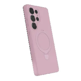 Newface Samsung Galaxy S23 Ultra Regal Magsafe Standlı Kapak - Açık Pembe