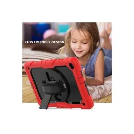 Newface Samsung Galaxy T510 Tab A 10.1 Kılıf Pars Tablet Kapak - Kırmızı