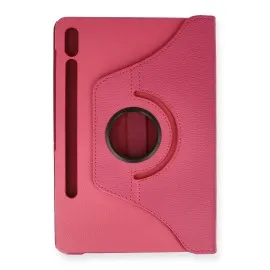 Newface Samsung Galaxy T870 Tab S7 11 Kılıf 360 Tablet Deri Kılıf - Pembe