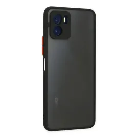 Newface Vivo Y15S Kılıf Montreal Silikon Kapak - Siyah