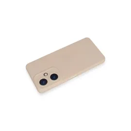 Newface Vivo Y27 Kılıf Nano Içi Kadife Silikon - Pudra