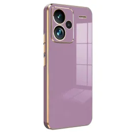 Newface Xiaomi Redmi Note 13 Pro Plus Kılıf Volet Silikon - Mor