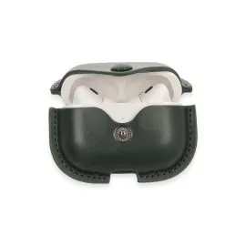 Newface Airpods Pro 2 (2.nesil) Çanta Deri Kılıf - Haki Yeşil