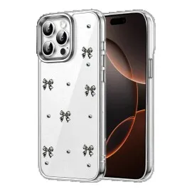 Newface Apple iPhone 14 Pro Max Fiyonk Desenli Kapak - Desen 5