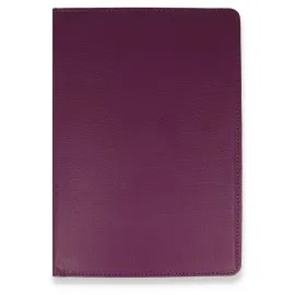 Newface Ipad 4 9.7 Kılıf 360 Tablet Deri Kılıf - Mürdüm