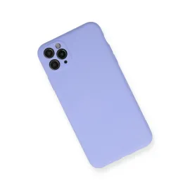 Newface Iphone 11 Pro Max Kılıf Nano Içi Kadife Silikon - Lila