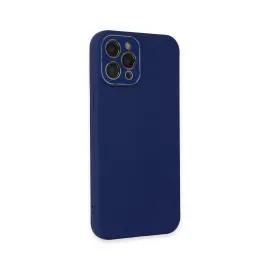 Newface Iphone 12 Pro Max Kılıf Lansman Glass Kapak - Sky Blue