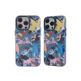 Newface Iphone 13 Pro Kılıf Prada Desenli Kapak - Prada Pembe - 1