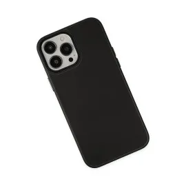 Newface Iphone 13 Pro Max Kılıf Asya Deri Silikon - Siyah