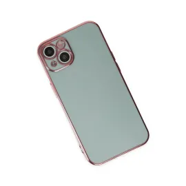 Newface Iphone 14 Kılıf Volet Silikon - Açık Yeşil