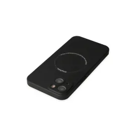 Newface Iphone 14 Plus Kılıf Jack Magneticsafe Lens Silikon - Siyah